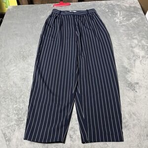 Babaton Aritzia Striped Navy Blue Cohen‎ Pants Size 2 Preppy City Casual